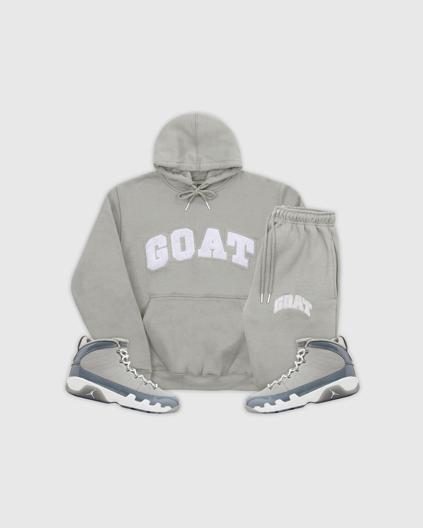 Signature Chenille Sweatsuit (Cool Grey)
