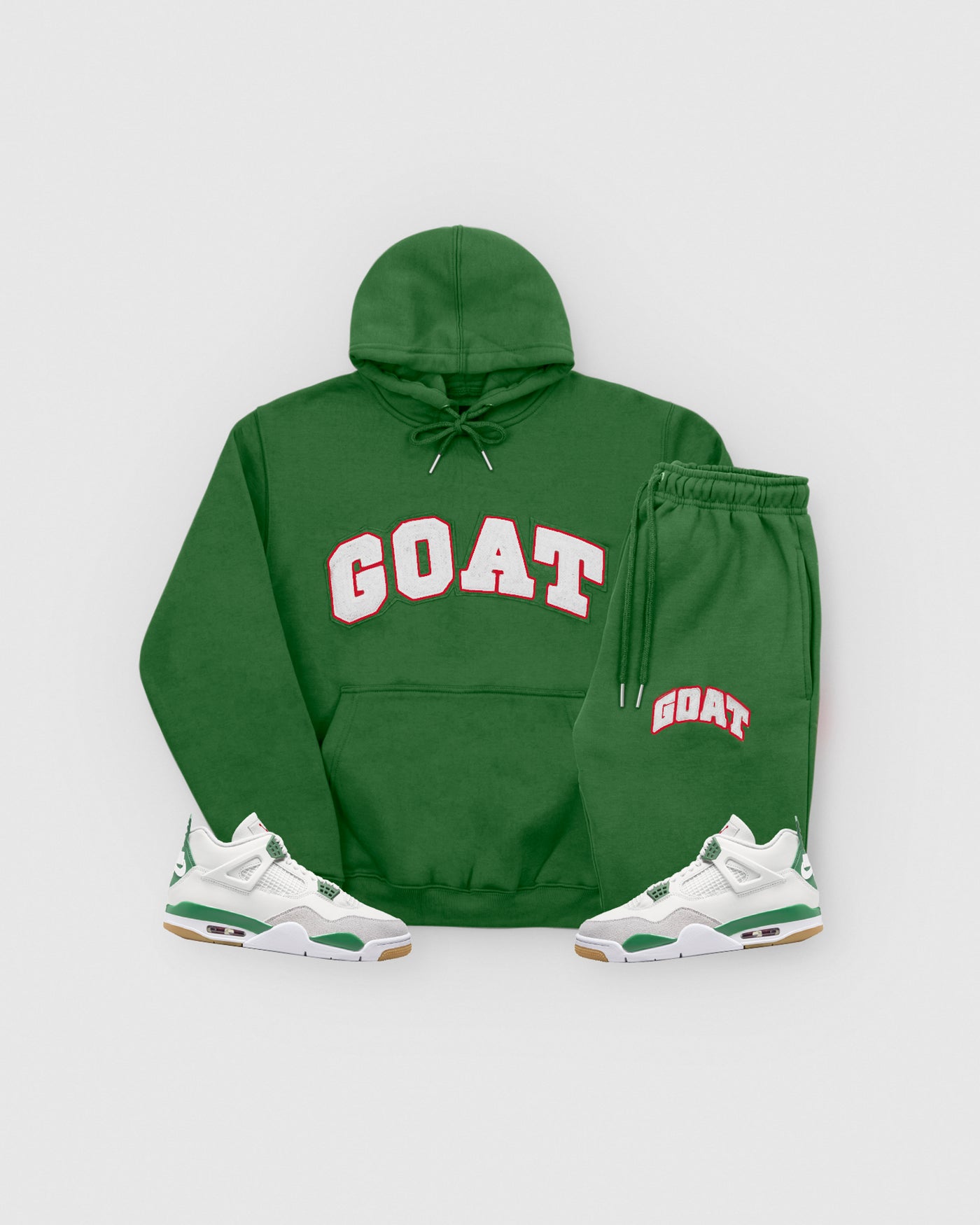 Signature Chenille Sweatsuit (SB Pine Green)